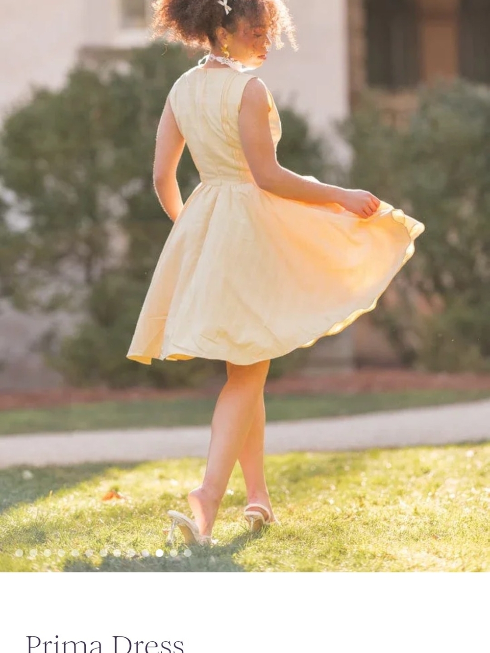 NWOT JessaKae Prima Dress In Sunshine Sz S - Picture 5 of 14